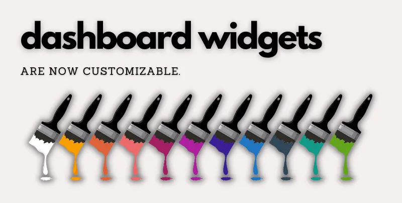 Choose Your Dashboard Widget Colors