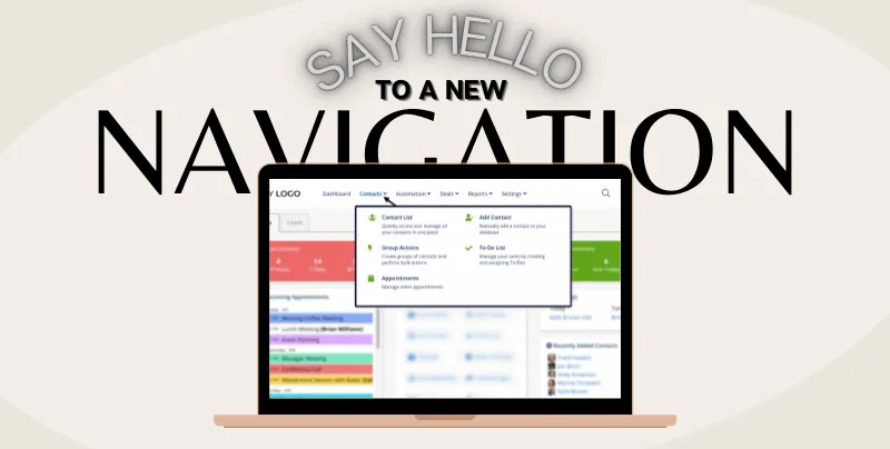 New Menu Navigation