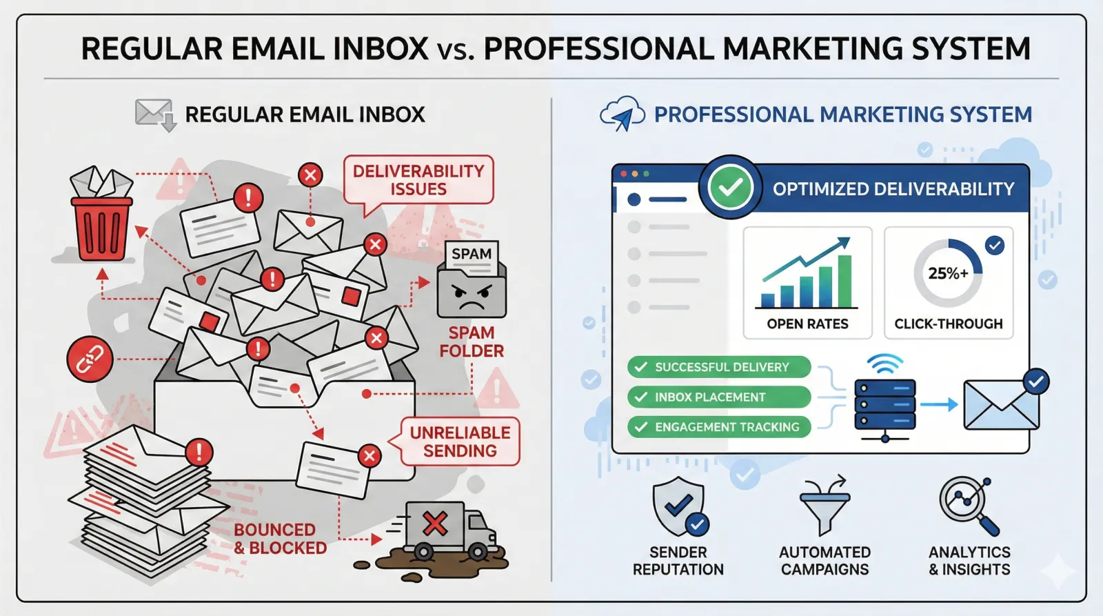 Why You Should Never Use Your Regular Email for Marketing Emails